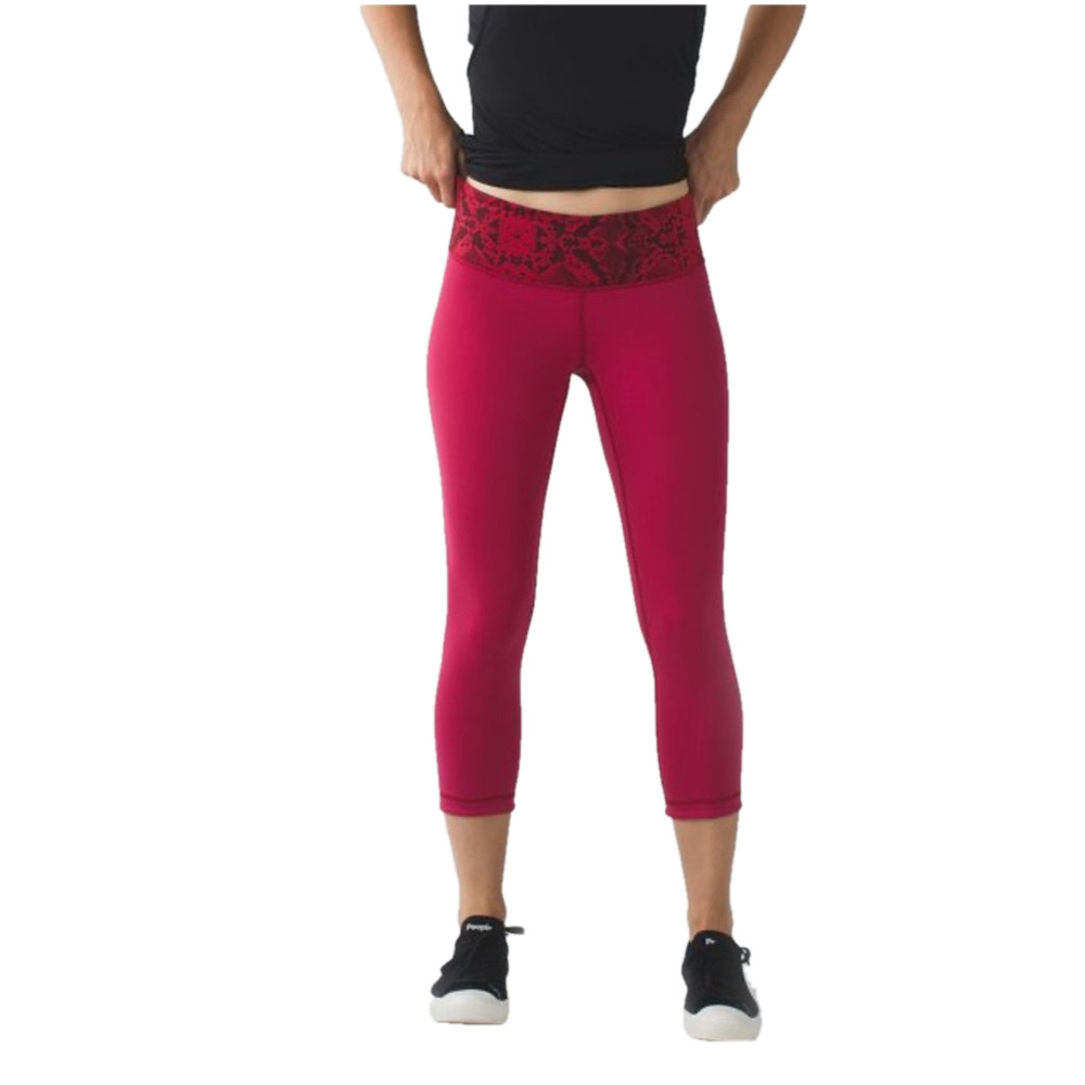 Lululemon Athletica Pink Jeggings Stretchy Form-Fitting size 6 GUC
